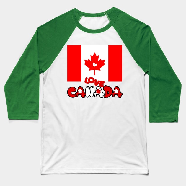 I love Canada Baseball T-Shirt by zzzozzo